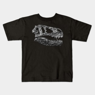 Dinosaur in Steampunk Design Kids T-Shirt